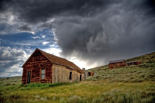 Bodie Ghost Town Storm